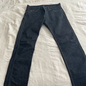 Boss Slim Straight Jeans -- 33" -- Dark Indigo